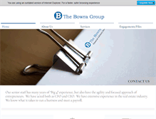 Tablet Screenshot of bowragroup.com